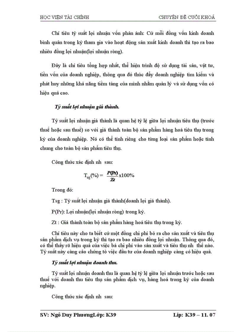 image for page Lợi nhuận và một số giải pháp tăng lợi nhuận tại Công ty Cổ phần Dịch vụ Du lịch Đường sắt Hà Nội