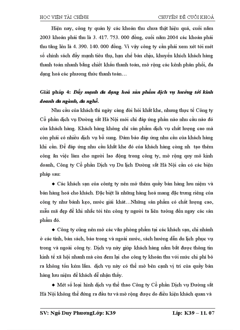 image for page Lợi nhuận và một số giải pháp tăng lợi nhuận tại Công ty Cổ phần Dịch vụ Du lịch Đường sắt Hà Nội