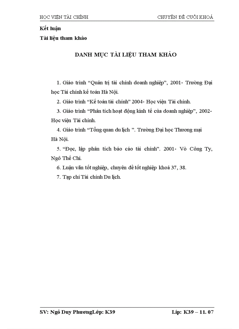 image for page Lợi nhuận và một số giải pháp tăng lợi nhuận tại Công ty Cổ phần Dịch vụ Du lịch Đường sắt Hà Nội