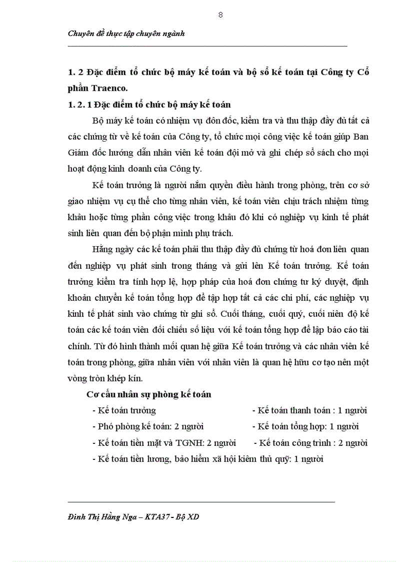 image for page Kế toán tiền lương và các khoản trích theo lương tại Công ty Cổ phần Traenco