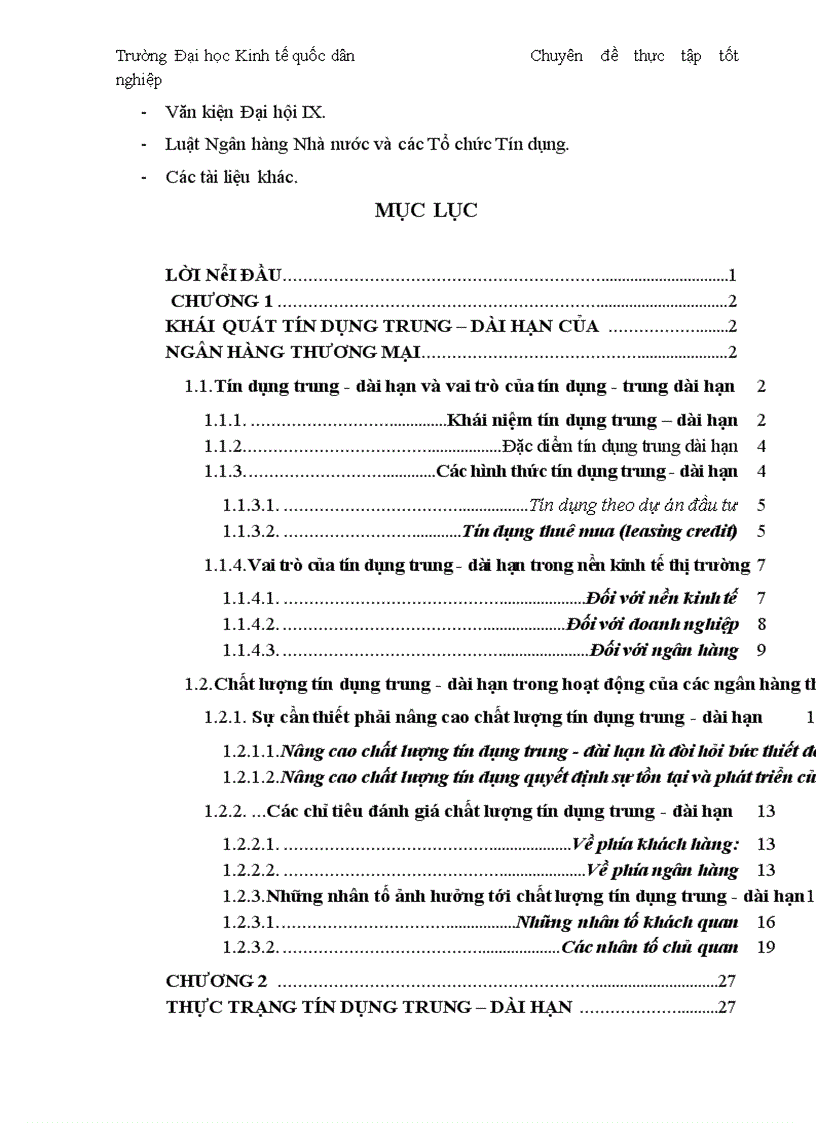 image for page Thực trạng và giải pháp đối với tín dụng trung dài hạn tại chi nhánh Ngân Hàng No PTNT Đông Hà Nội 1