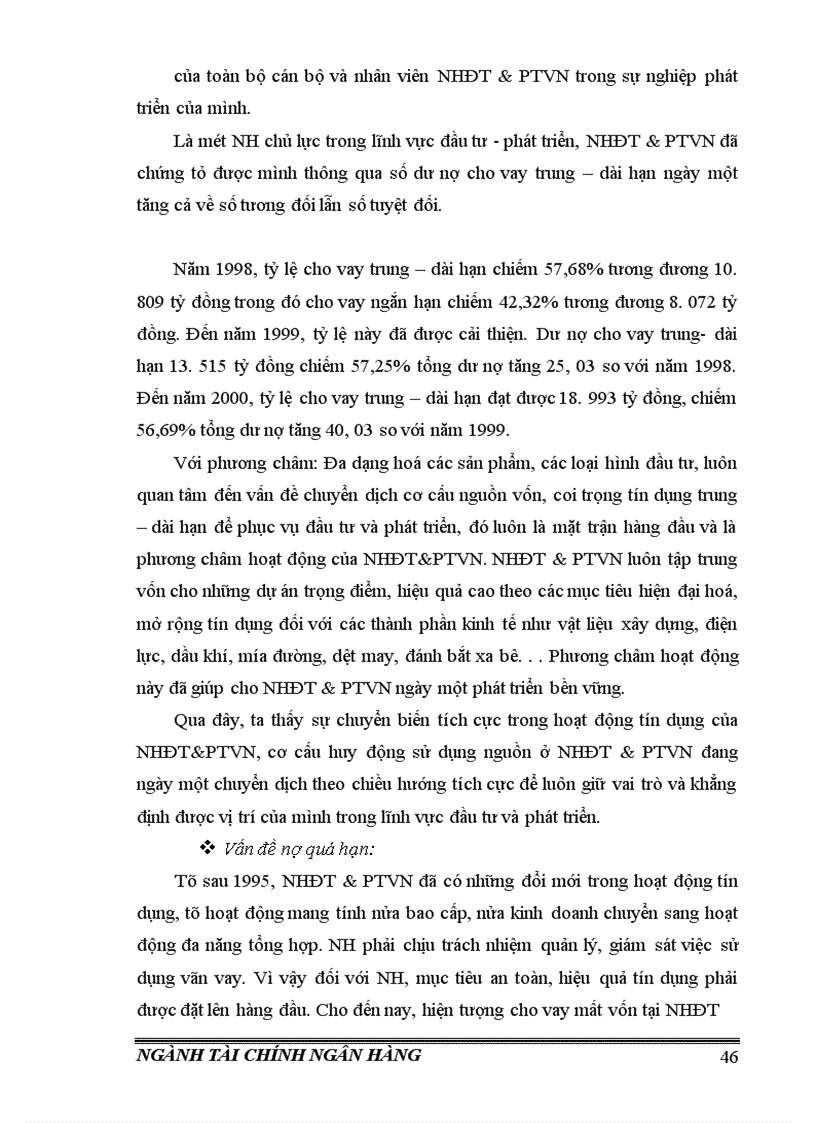 image for page Giải pháp nâng cao hiệu quả tín dụng trung dài hạn tại Ngân Hàng đầu tư và phát triển việt nam 1