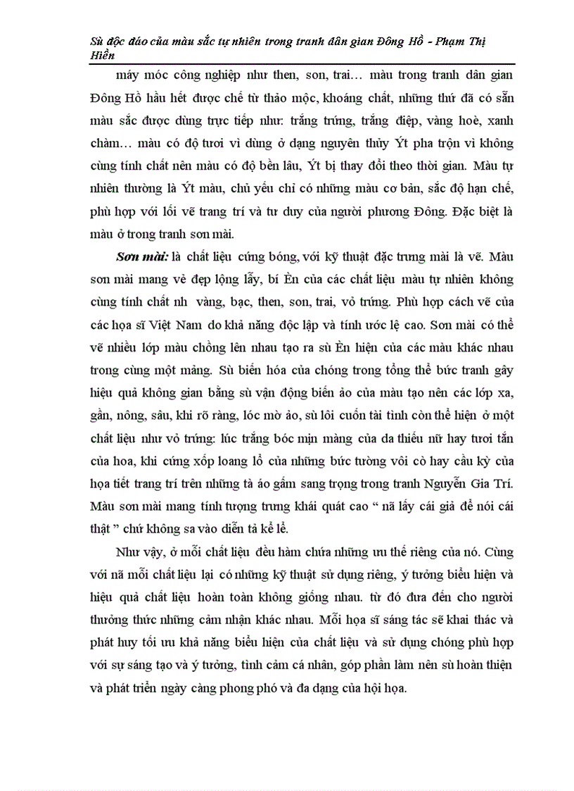 image for page Sự độc đáo của màu sắc tự nhiên trong tranh dân gian Đông Hồ