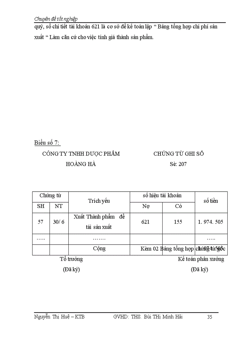 image for page Hoàn Thiện kế toán tập hợp chi phí sản xuất và tính giá thành sản phẩm tại Công ty TNHH Dược Phẩm Hoàng Hà 1