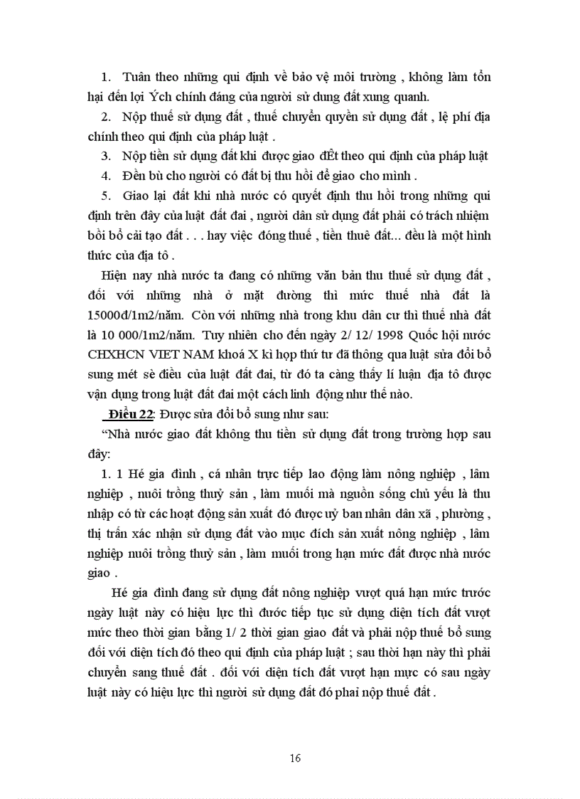 image for page Lý luận về địa tô của CácMac và sự vận dụng vào chính sách đất đai ở Việt Nam hiện nay 1