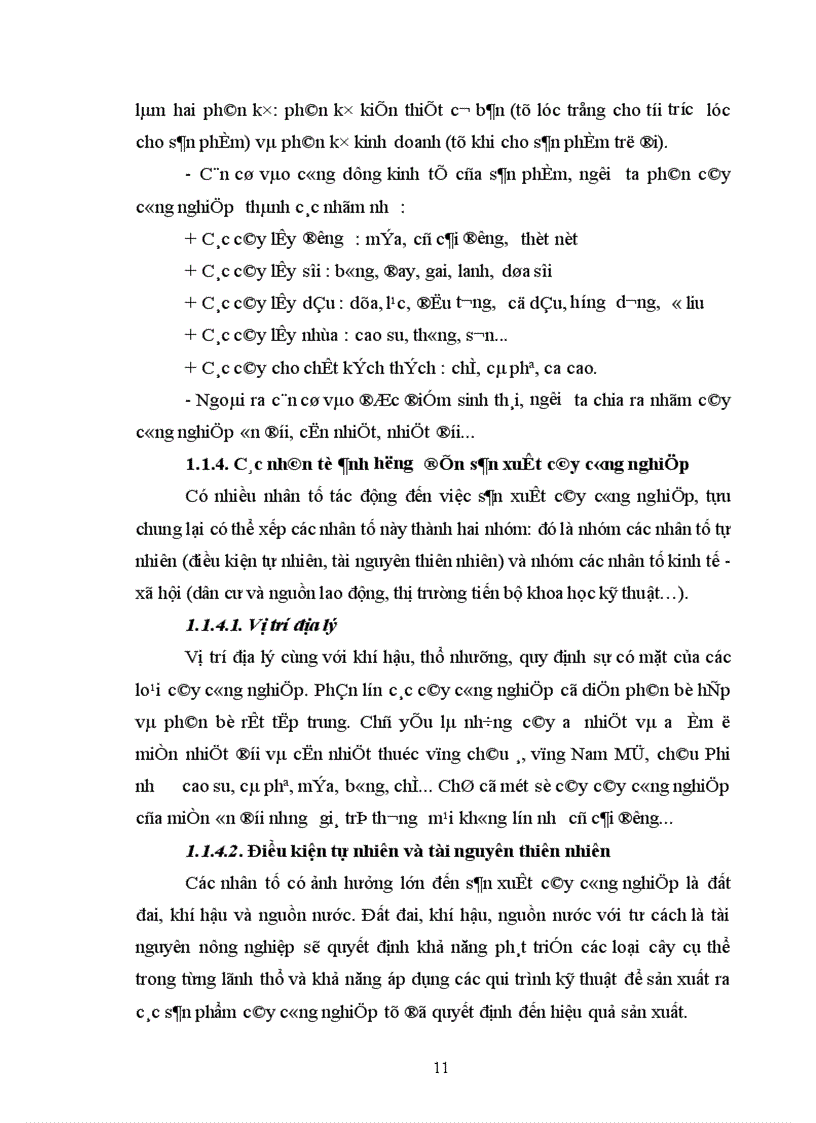 image for page Địa lý cây công nghiệp Việt Nam