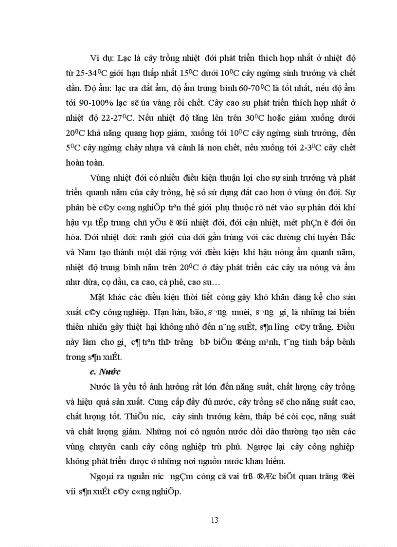 image for page Địa lý cây công nghiệp Việt Nam