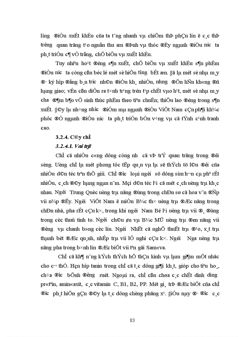 image for page Địa lý cây công nghiệp Việt Nam