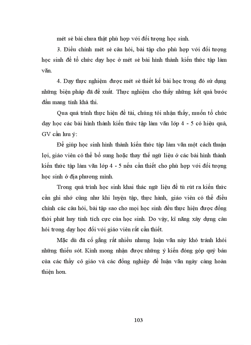 image for page Tổ chức dạy học các bài hình thành kiến thức tập làm văn cho học sinh lớp 4 5 1