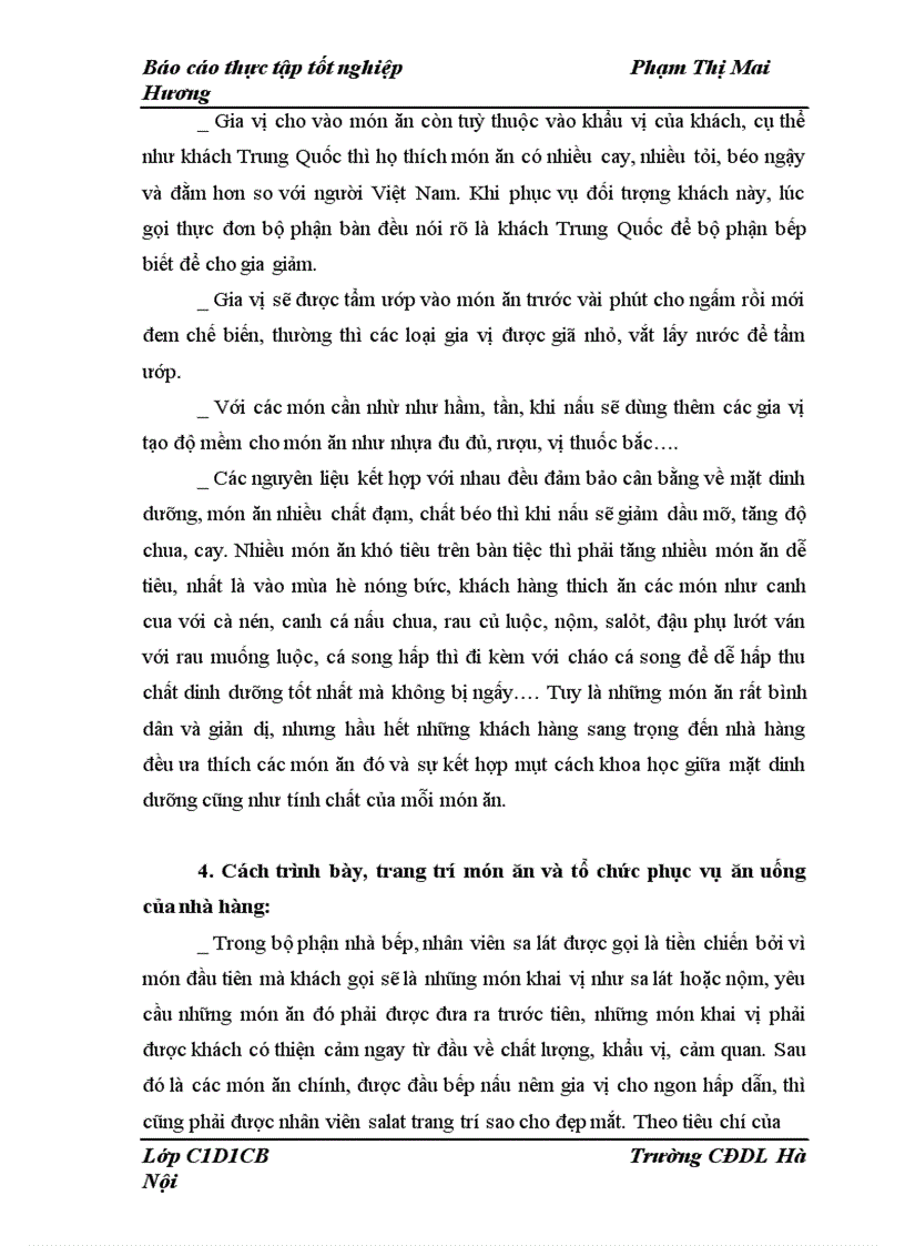 image for page thực tập công tác quản trị quá trình chế biến và phục vụ ăn uống tại nhà hàng