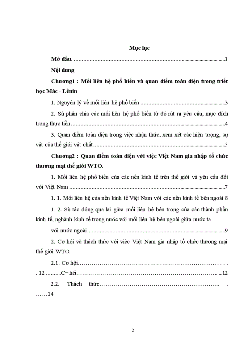 image for page Quan điểm toàn diện với việc Việt Nam gia nhập tổ chức thương mại thế giới WTO 1