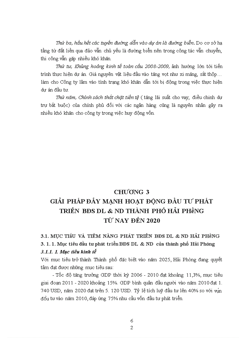 image for page Đầu tư phát triển bất động sản du lịch nghĩ dưỡng thành phố Hải Phòng Thực trạng và giải pháp Lấy ví dụ tại Công ty Cổ phần đầu tư và phát triển du lịch Vinaconexitc 1