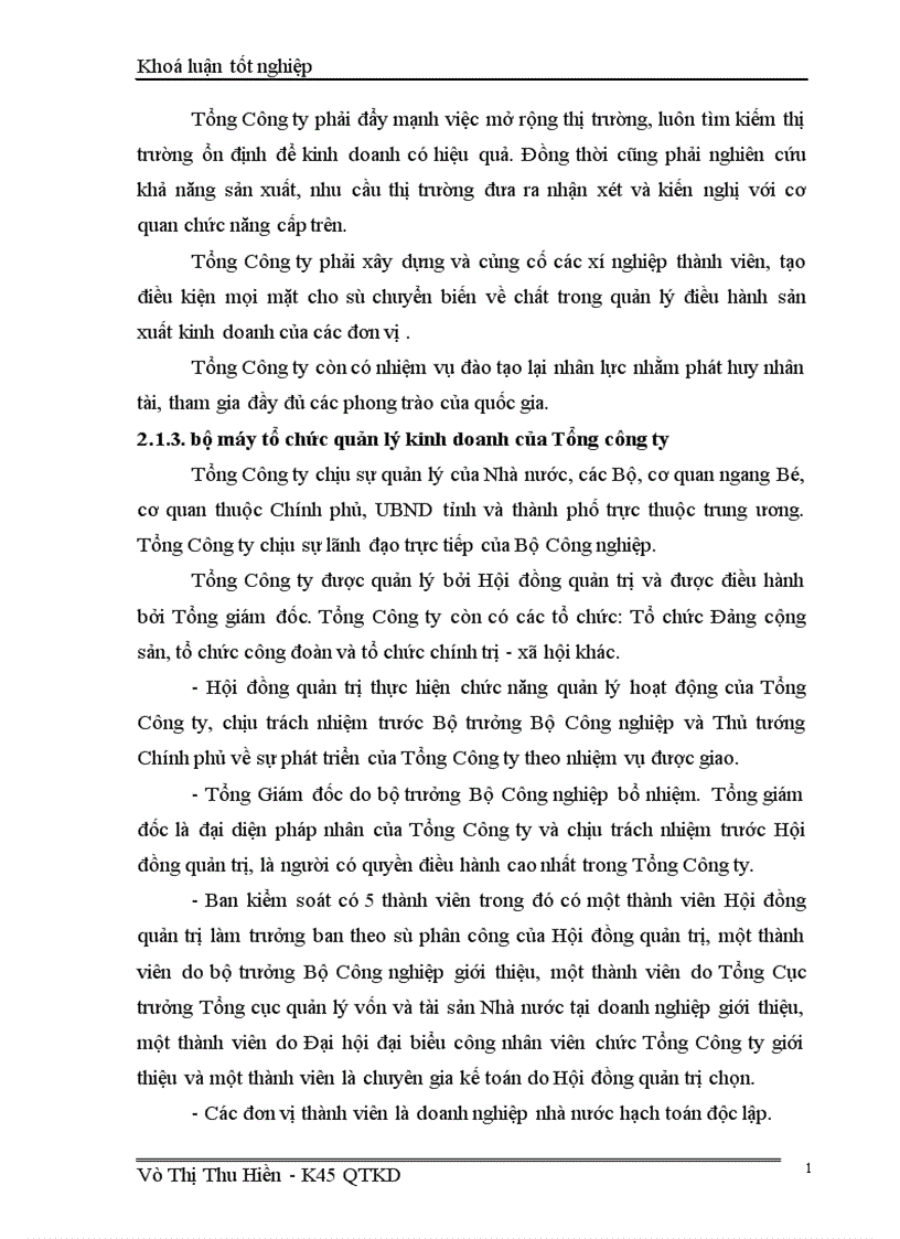 image for page Chiến lược kinh doanh của Tổng Công ty Sành sứ Thủy tinh Công nghiệp 1