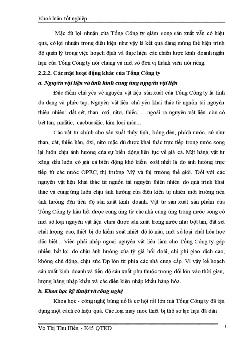 image for page Chiến lược kinh doanh của Tổng Công ty Sành sứ Thủy tinh Công nghiệp 1