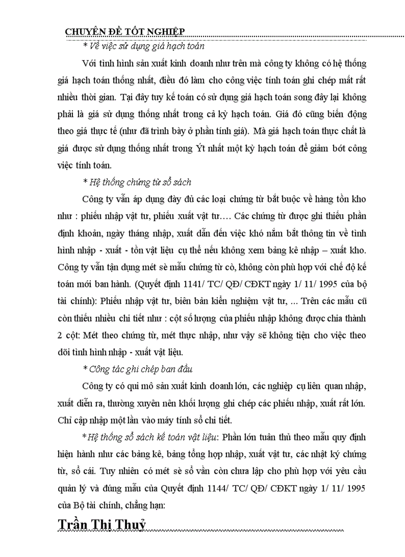 image for page Tổ chức kế toàn Nguyên vật liệu và Công cụ dụng cụ tại Công ty dệt may Hà Nội