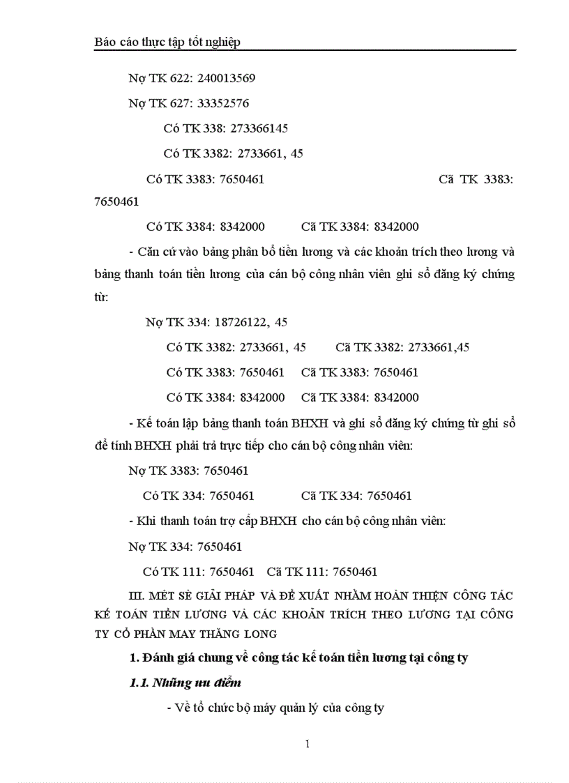 image for page Hạch toán công tác kế toán tiền lương và các khoản trích theo lương tại công ty cổ phần may thăng long 1