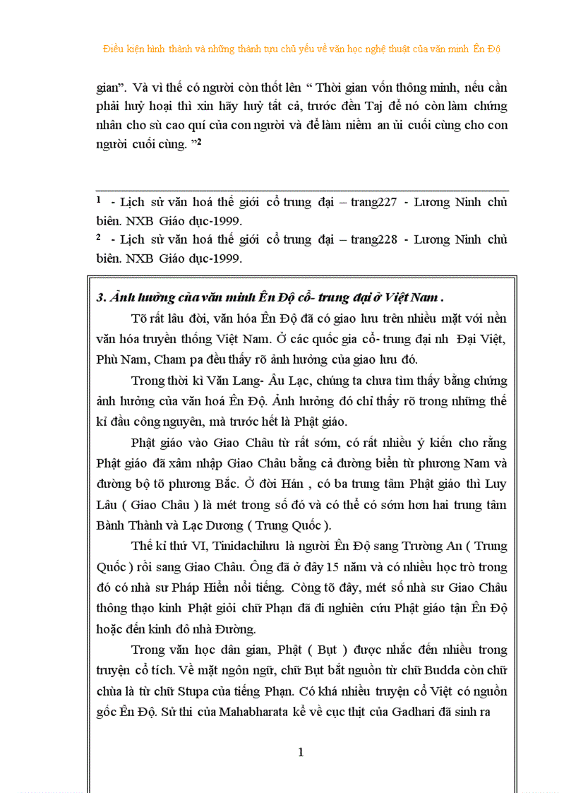 image for page Điều kiện hình thành và những thành tựu chủ yếu về văn học nghệ thuật của văn minh Ấn Độ