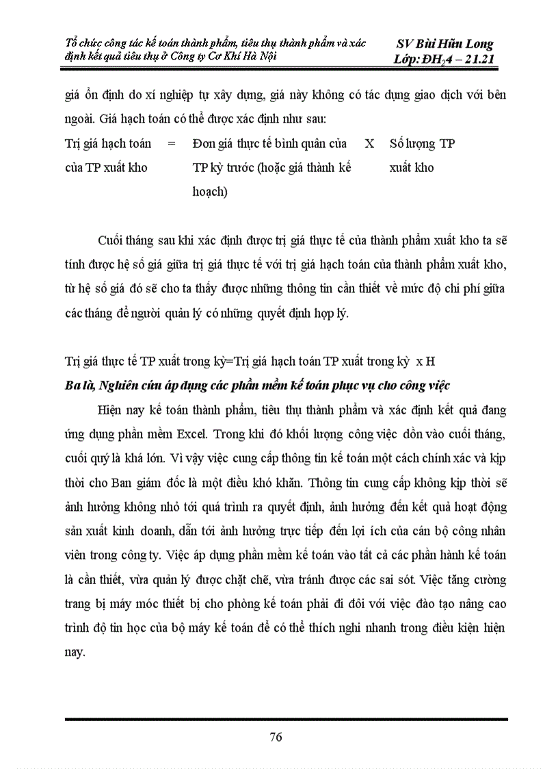 image for page Tổ chức công tác kế toán thành phẩm và tiêu thụ thành phẩm và xác định kết quả tiêu thụ ở công ty cơ khí Hà Nội 1