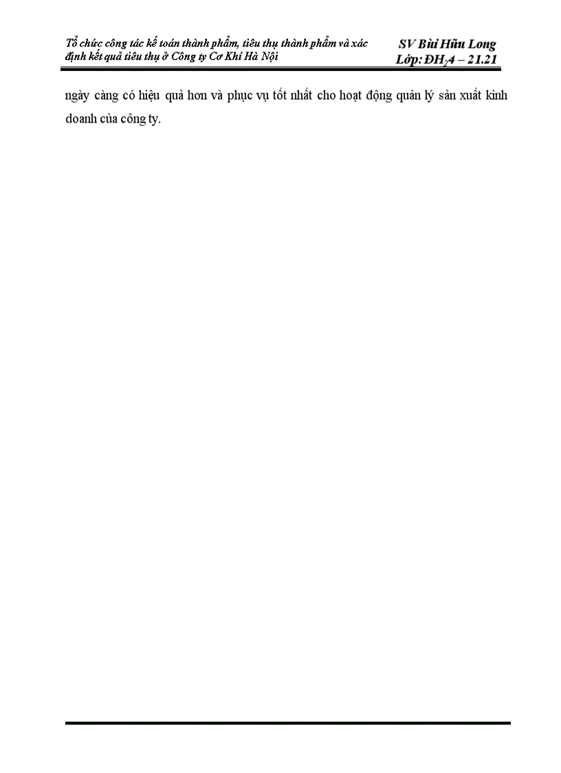 image for page Tổ chức công tác kế toán thành phẩm và tiêu thụ thành phẩm và xác định kết quả tiêu thụ ở công ty cơ khí Hà Nội 1