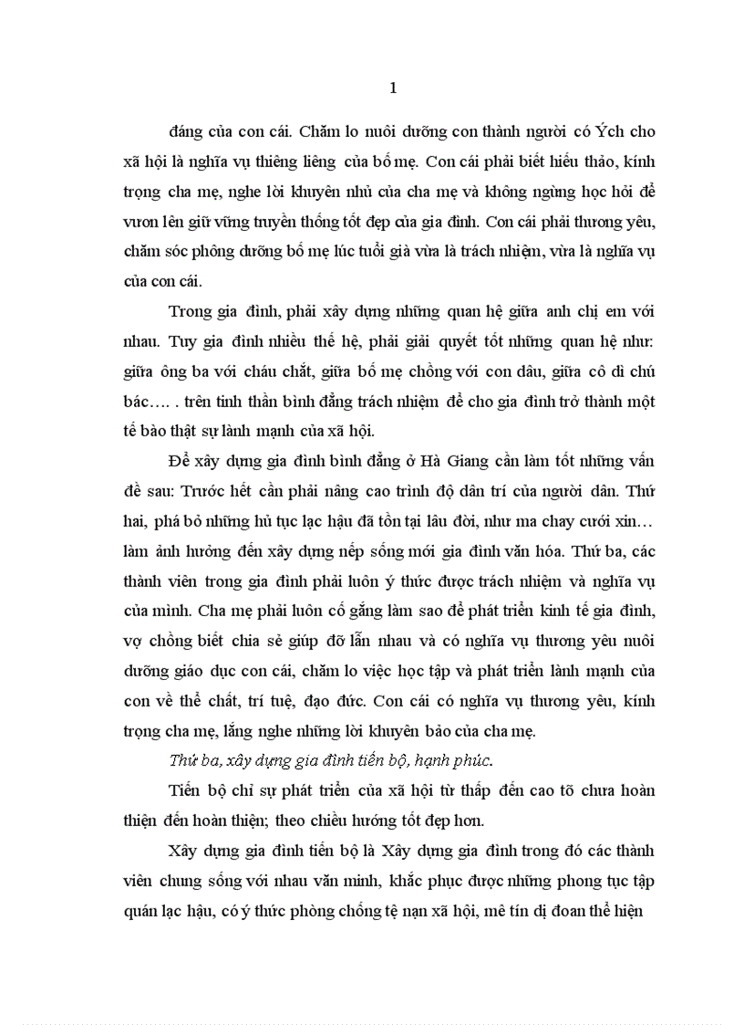 image for page Vai trò gia đình trong việc bảo vệ chăm sóc và giáo dục trẻ em ở tỉnh Hà Giang hiện nay