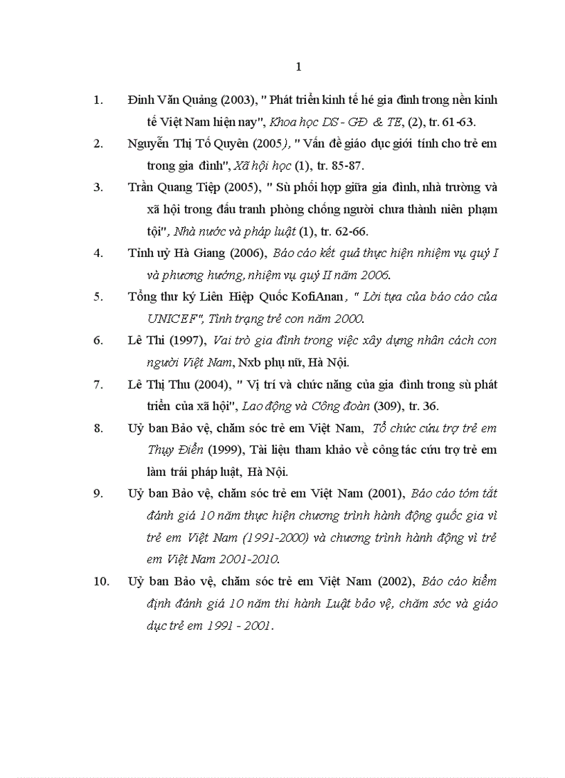 image for page Vai trò gia đình trong việc bảo vệ chăm sóc và giáo dục trẻ em ở tỉnh Hà Giang hiện nay