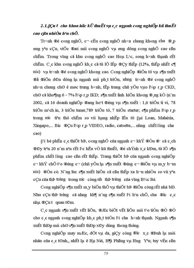 image for page Một số vấn đề về đầu tư phát triển công nghiệp vùng KTTĐ Bắc Bộ 1