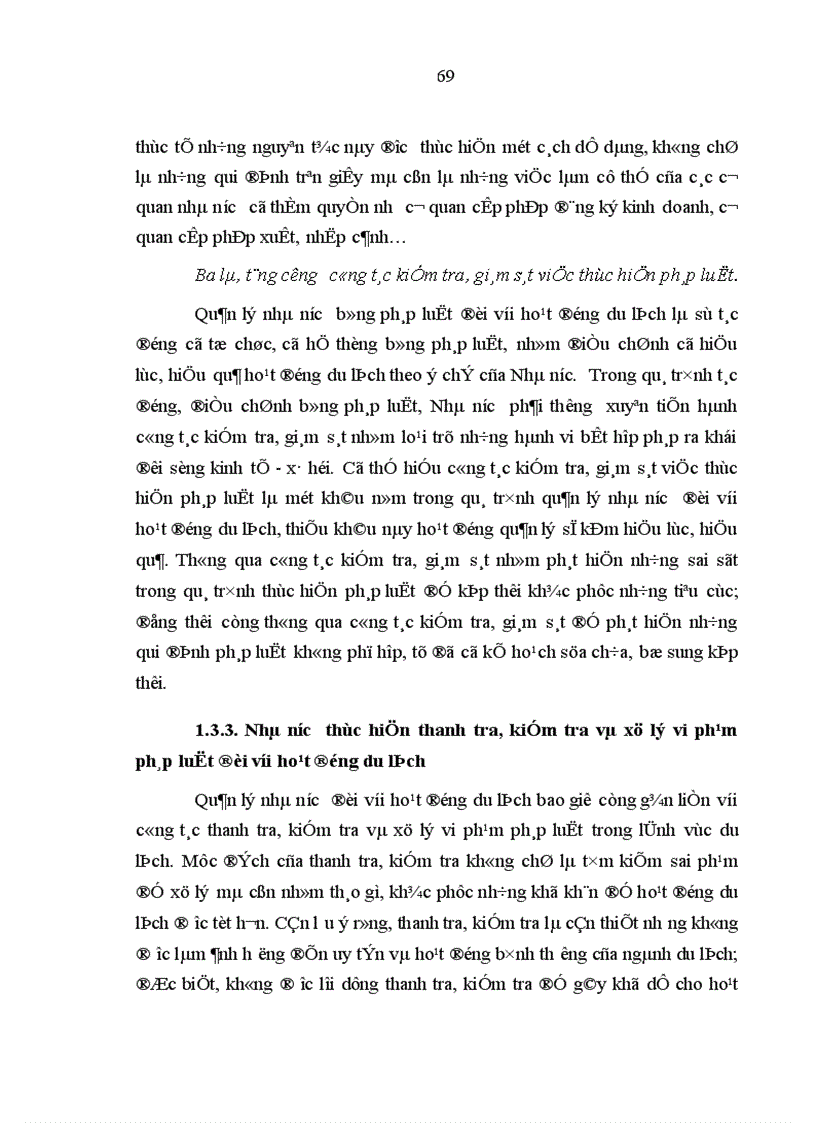 image for page Quản lý nhà nước bằng pháp luật đối với hoạt động du lịch ở Việt Nam hiện nay