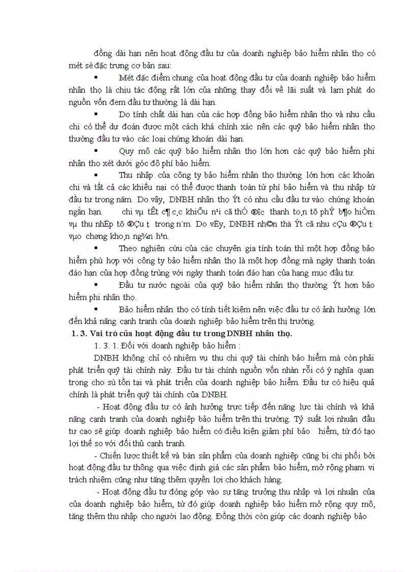 image for page Bàn về hoạt động đầu tư trong doanh nghiệp bảo hiểm nhân thọ 1