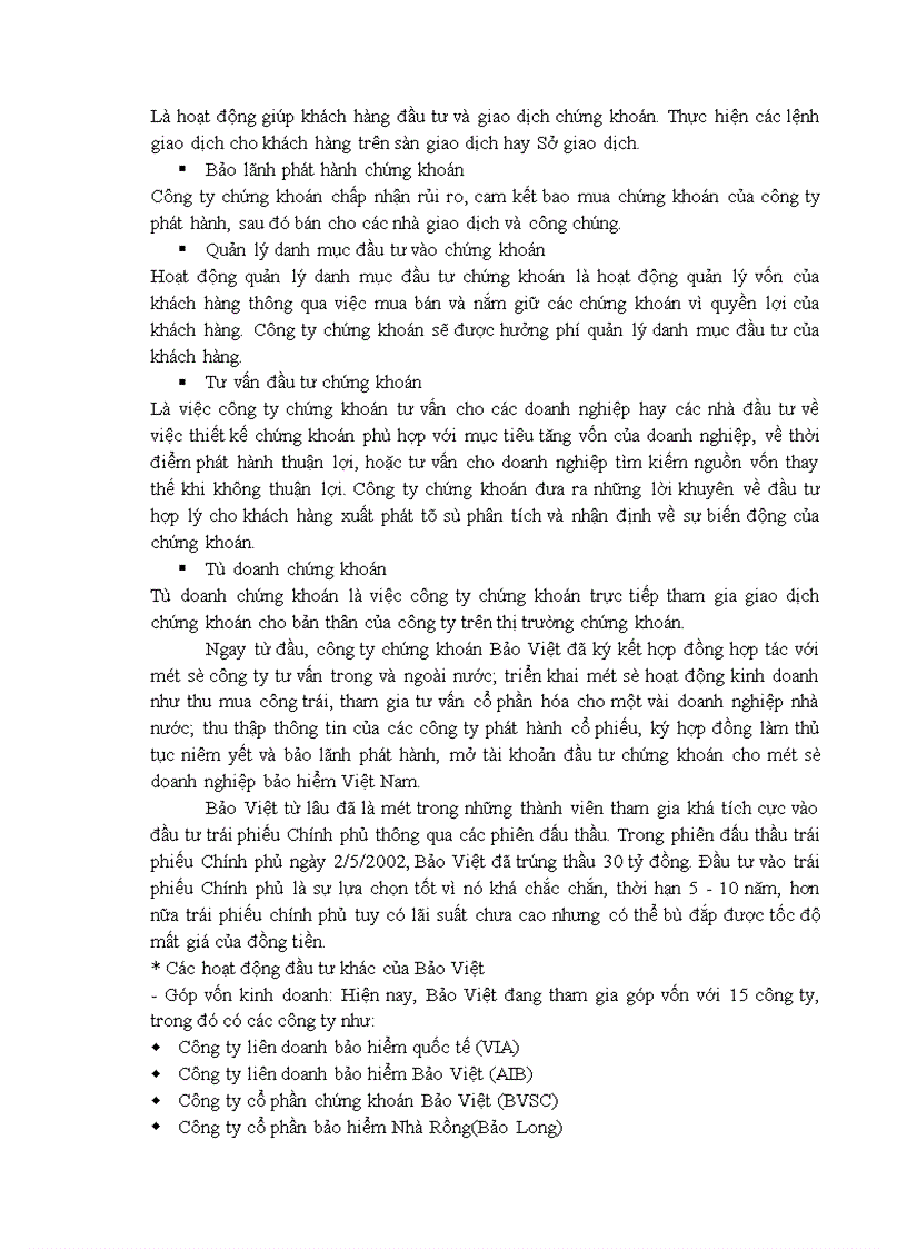 image for page Bàn về hoạt động đầu tư trong doanh nghiệp bảo hiểm nhân thọ 1