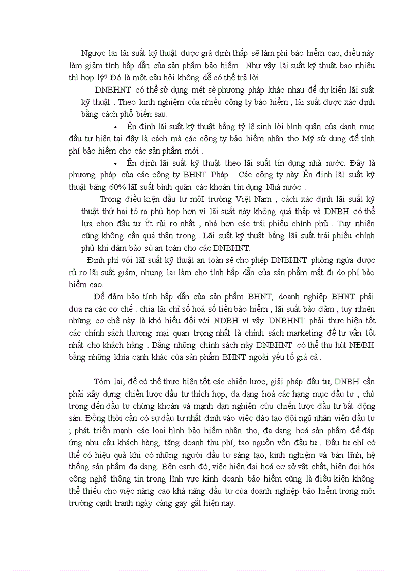 image for page Bàn về hoạt động đầu tư trong doanh nghiệp bảo hiểm nhân thọ 1