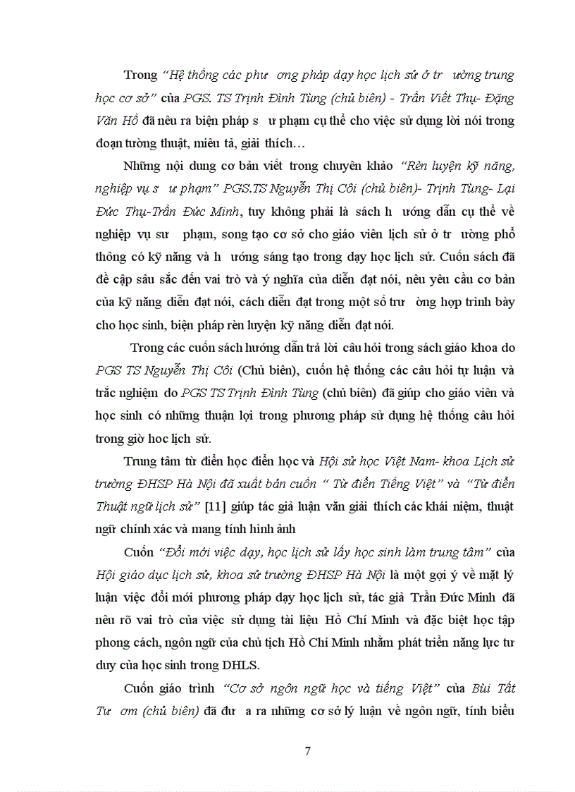 image for page Một số biện pháp sư phạm nhằm nâng cao tính biểu cảm của ngôn ngữ trong dạy học lịch sử ở trường THPT vận dụng qua chương trình lớp 10 chương trình chuẩn