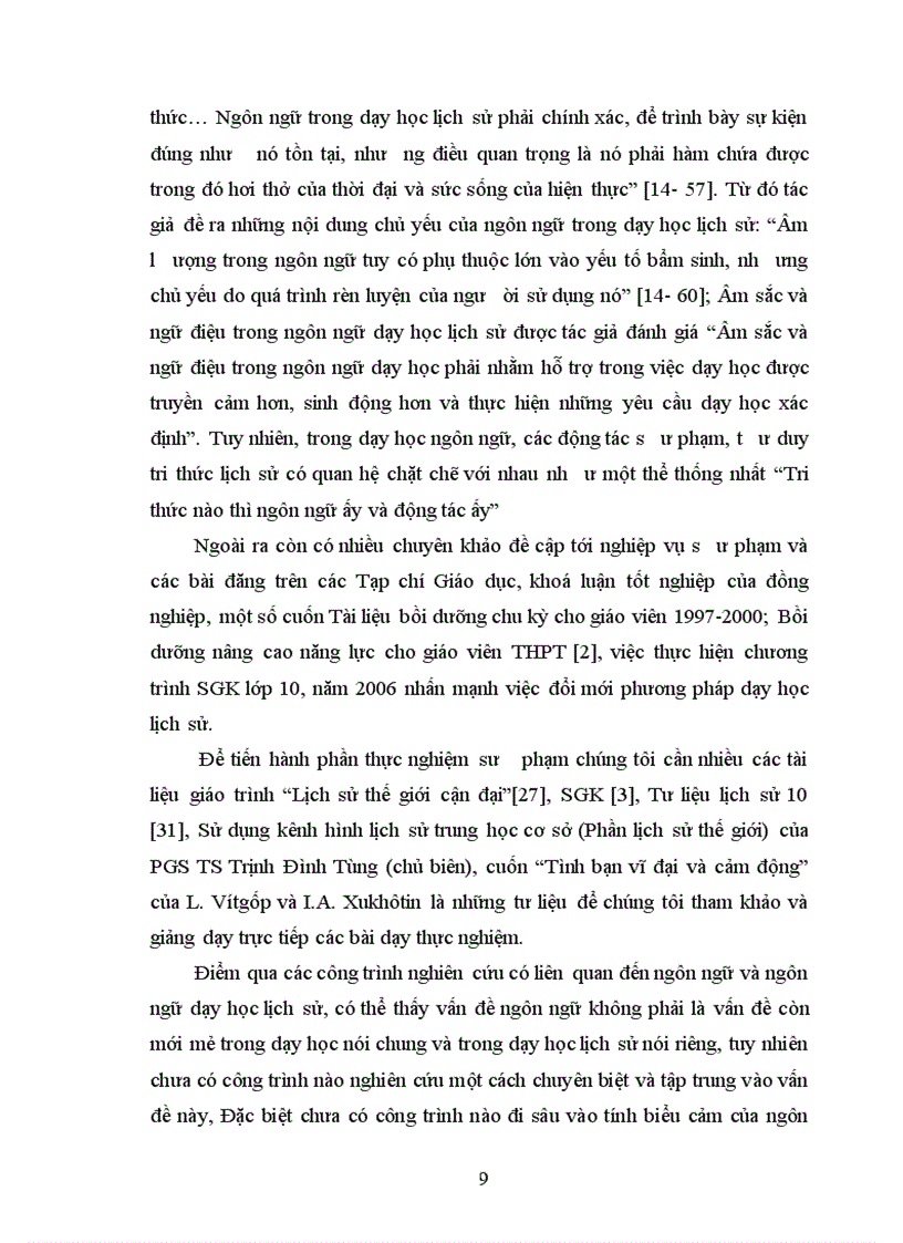 image for page Một số biện pháp sư phạm nhằm nâng cao tính biểu cảm của ngôn ngữ trong dạy học lịch sử ở trường THPT vận dụng qua chương trình lớp 10 chương trình chuẩn