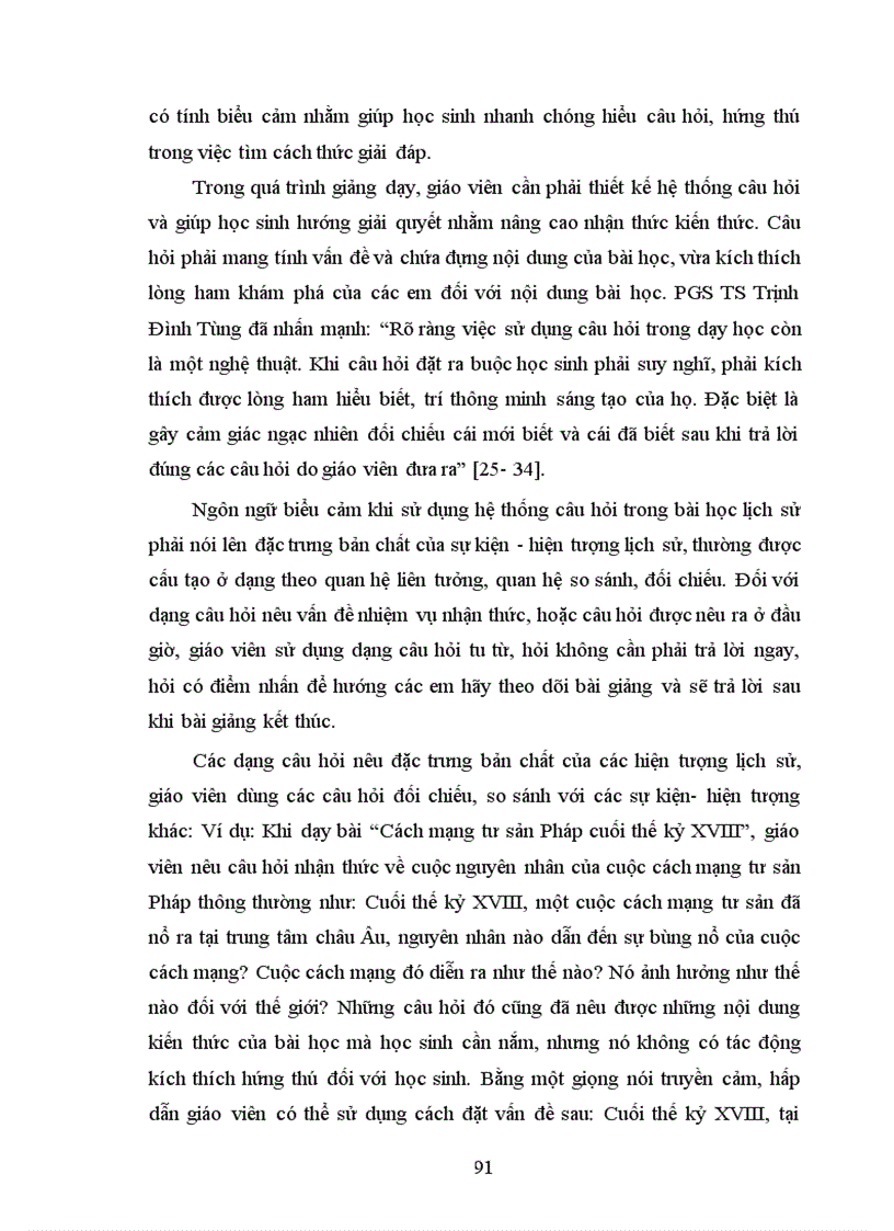 image for page Một số biện pháp sư phạm nhằm nâng cao tính biểu cảm của ngôn ngữ trong dạy học lịch sử ở trường THPT vận dụng qua chương trình lớp 10 chương trình chuẩn