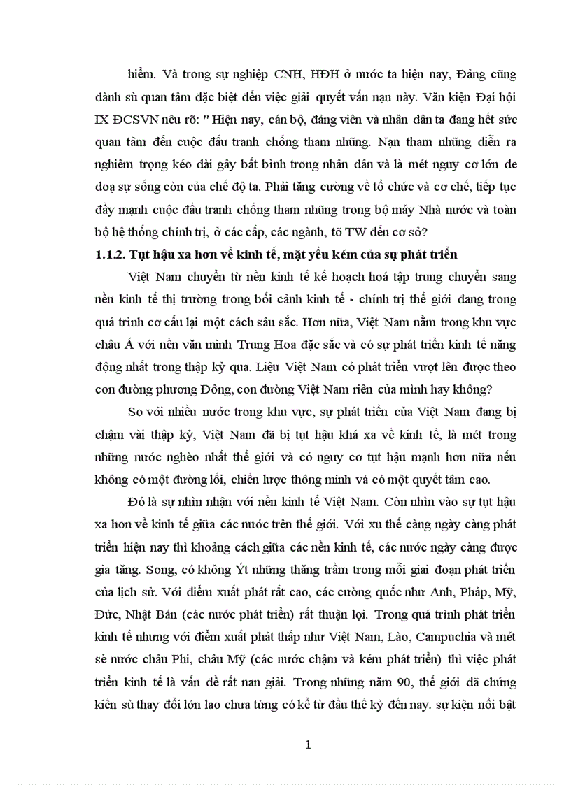 image for page các biện pháp phòng chống về tham nhũng và vấn đề tụt hậu xa hơn về kinh tế