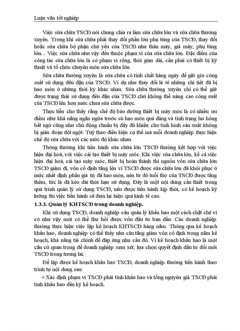 image for page Giải pháp nâng cao hiệu quả sử dụng TSCĐ tại Công ty Cao su Sao Vàng Hà Nội 1