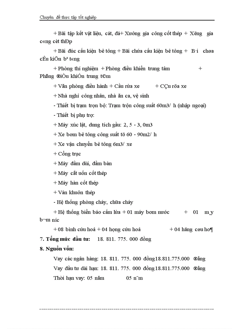 image for page Phân tích dự án đầu tư xây dựng tổ hợp sản xuất bê tông thương phẩm và bê tông đúc sẵn của Công ty vật liệu xây dựng và xây lắp thương mại Bộ thương mại 1