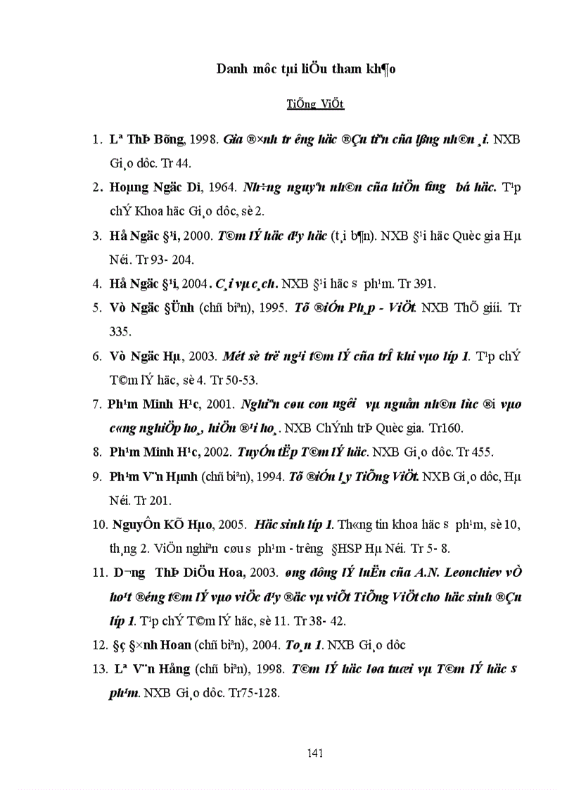 image for page Một số khó khăn tâm lí trong hoạt động học tập của học sinh lớp 1 học kém ở thành phố lạng sơn