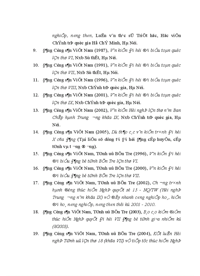 image for page Phát huy vai trò của nông dân trong sự nghiệp công nghiệp hoá hiện đại hoá nông nghiệp nông thôn ở Bến Tre hiện nay