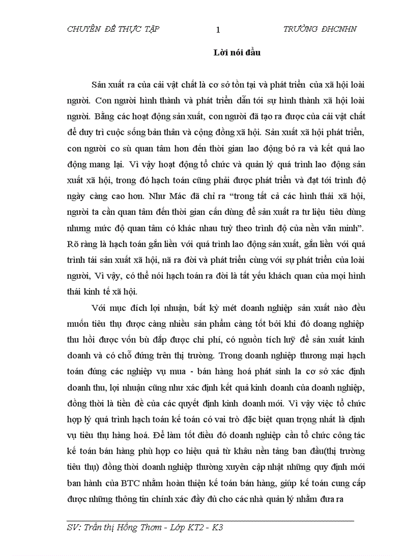 image for page Bán hàng và xác định kết quả kinh doanh tại công ty TNHH thương mại đầu tư và phát triển công nghệ 1