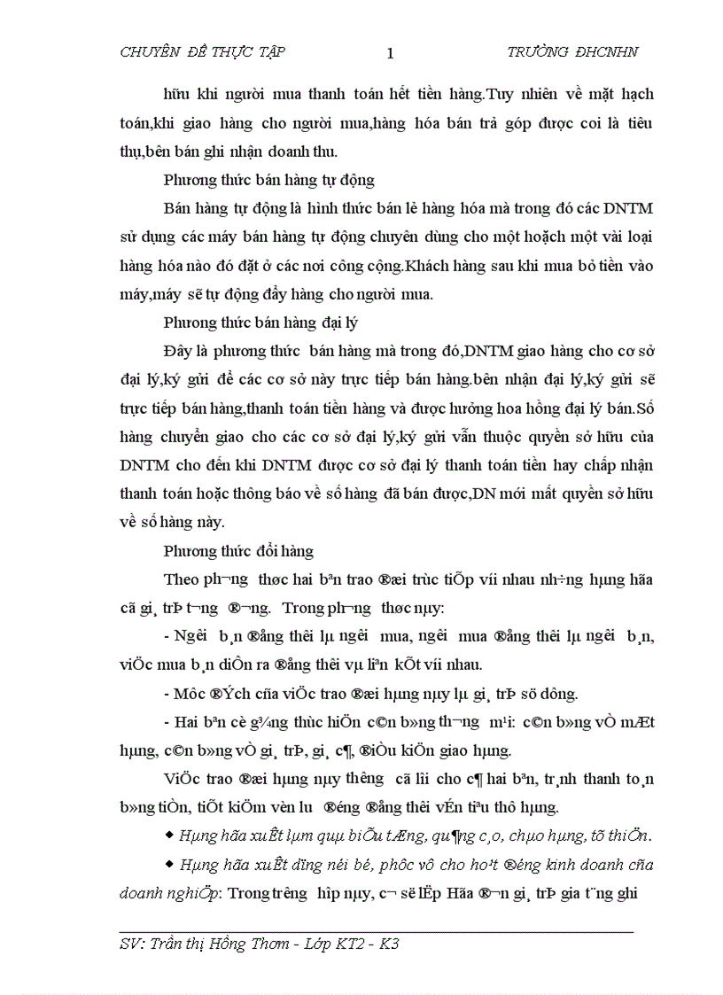 image for page Bán hàng và xác định kết quả kinh doanh tại công ty TNHH thương mại đầu tư và phát triển công nghệ 1