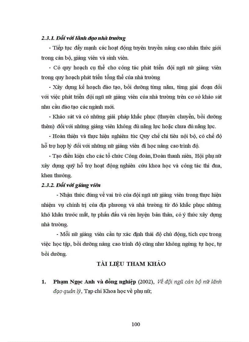image for page Một số biện pháp phát triển đội ngũ nữ giảng viên trường CĐSP Ngô Gia Tự Bắc Giang 1