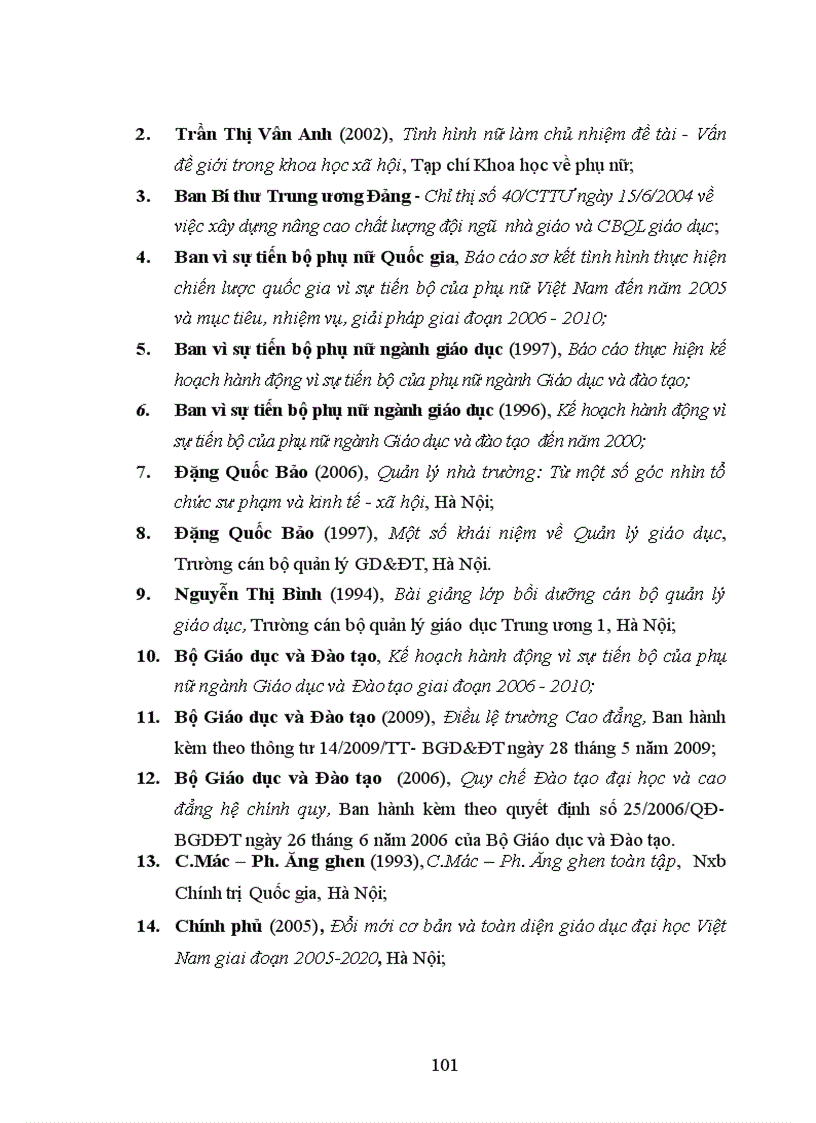 image for page Một số biện pháp phát triển đội ngũ nữ giảng viên trường CĐSP Ngô Gia Tự Bắc Giang 1