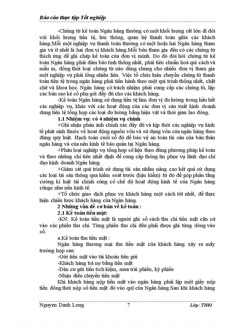 image for page Báo cáo thực tập tốt nghiệp về tín dụng ngân hàng