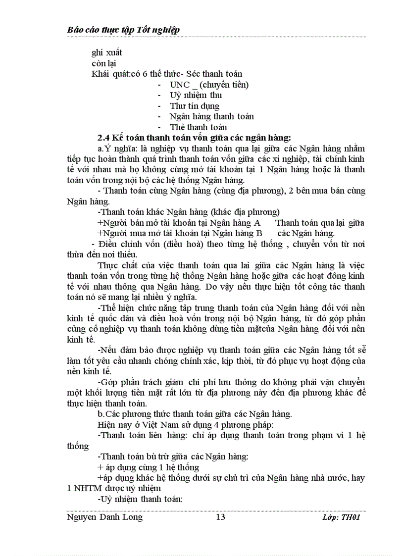 image for page Báo cáo thực tập tốt nghiệp về tín dụng ngân hàng