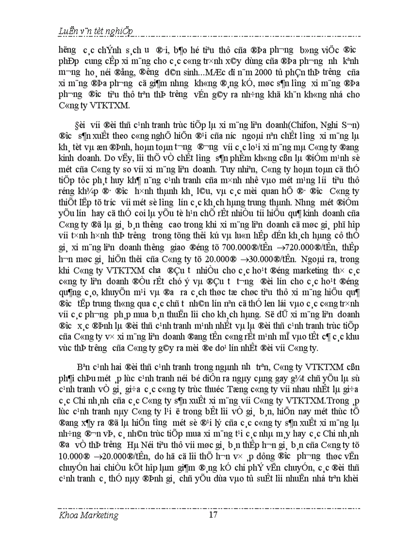 image for page Đẩy mạnh bán hàng cá nhân trong hoạt động tiêu thụ ở Công ty VTKTXM 1