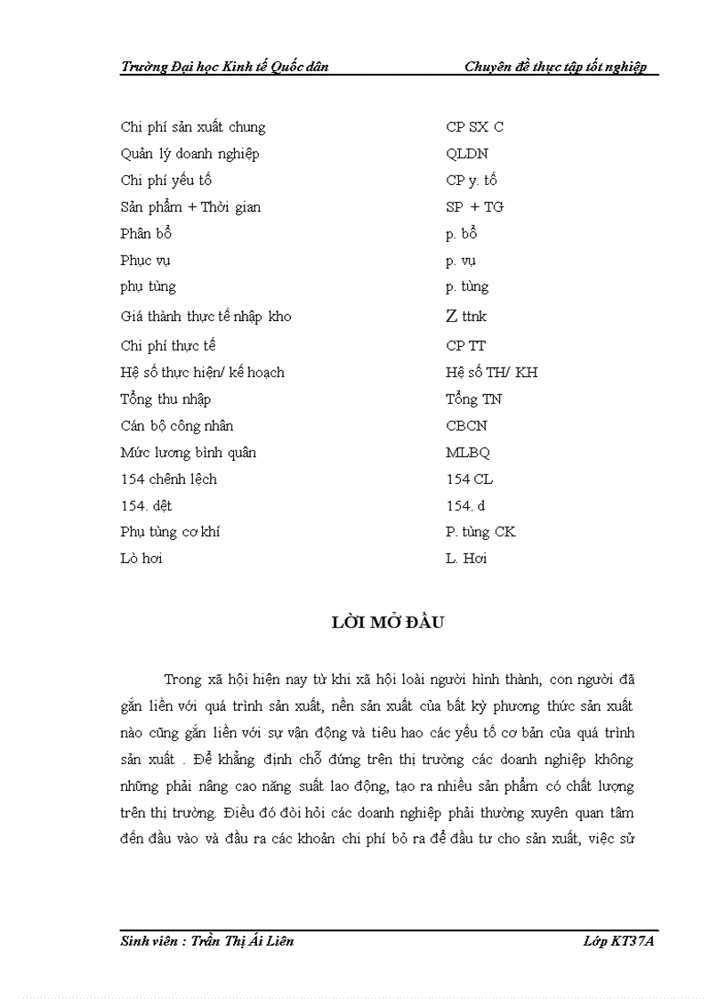 image for page Hoàn thiện kế toán chi phí sản xuất và tính giá thành sản phẩm tại Công ty TNHHNN MTV Dệt 8 3 1