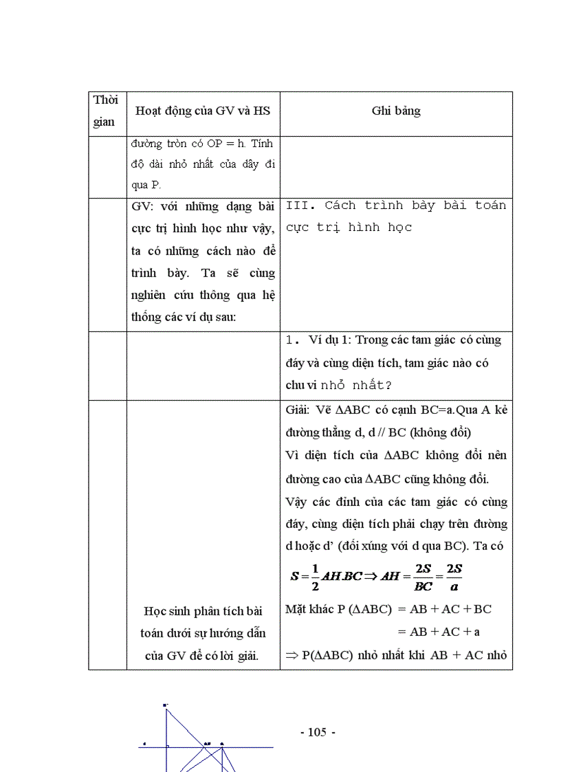 image for page Rèn luyện năng lực giải toán cho học sinh trung học cơ sở thông qua các bài toán cực trị trong hình học phẳng 1