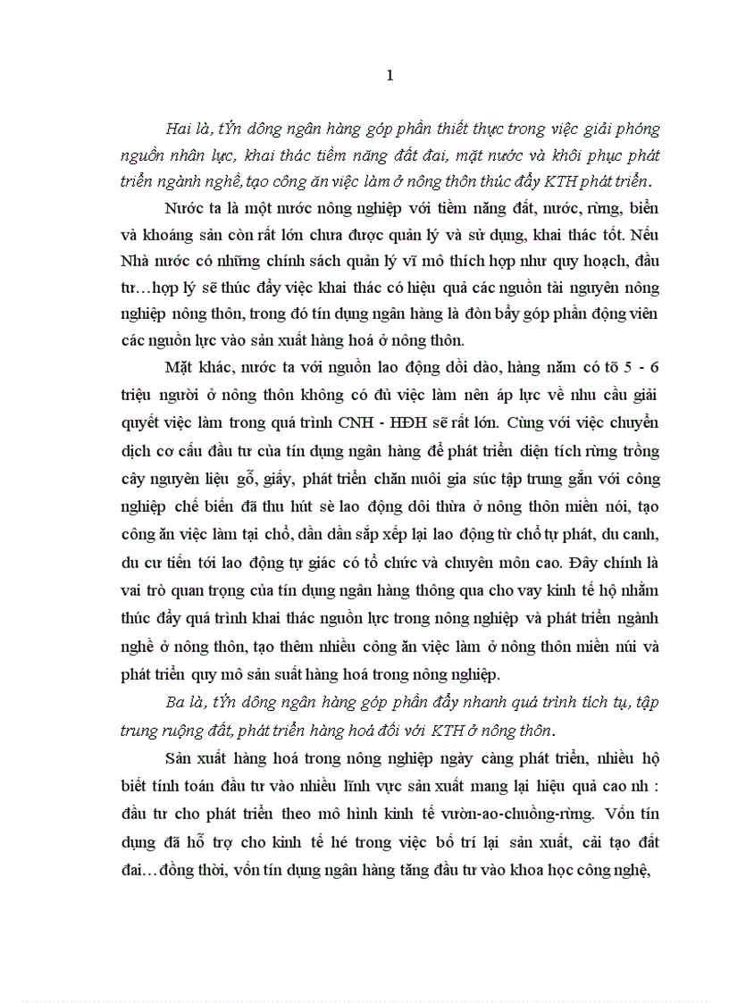 image for page Quan hệ giữa Tín dụng ngân hàng nông nghiệp và phát triển nông thôn với Nông hộ ở khu vực miền núi phía Bắc tỉnh Quảng Nam 1