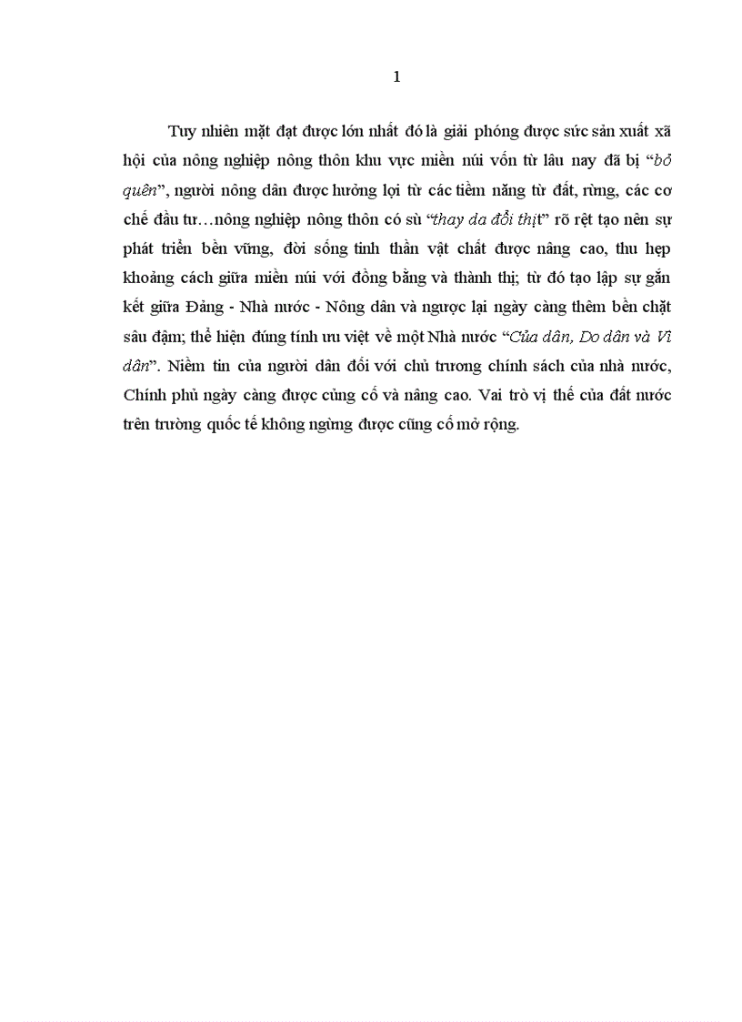 image for page Quan hệ giữa Tín dụng ngân hàng nông nghiệp và phát triển nông thôn với Nông hộ ở khu vực miền núi phía Bắc tỉnh Quảng Nam 1