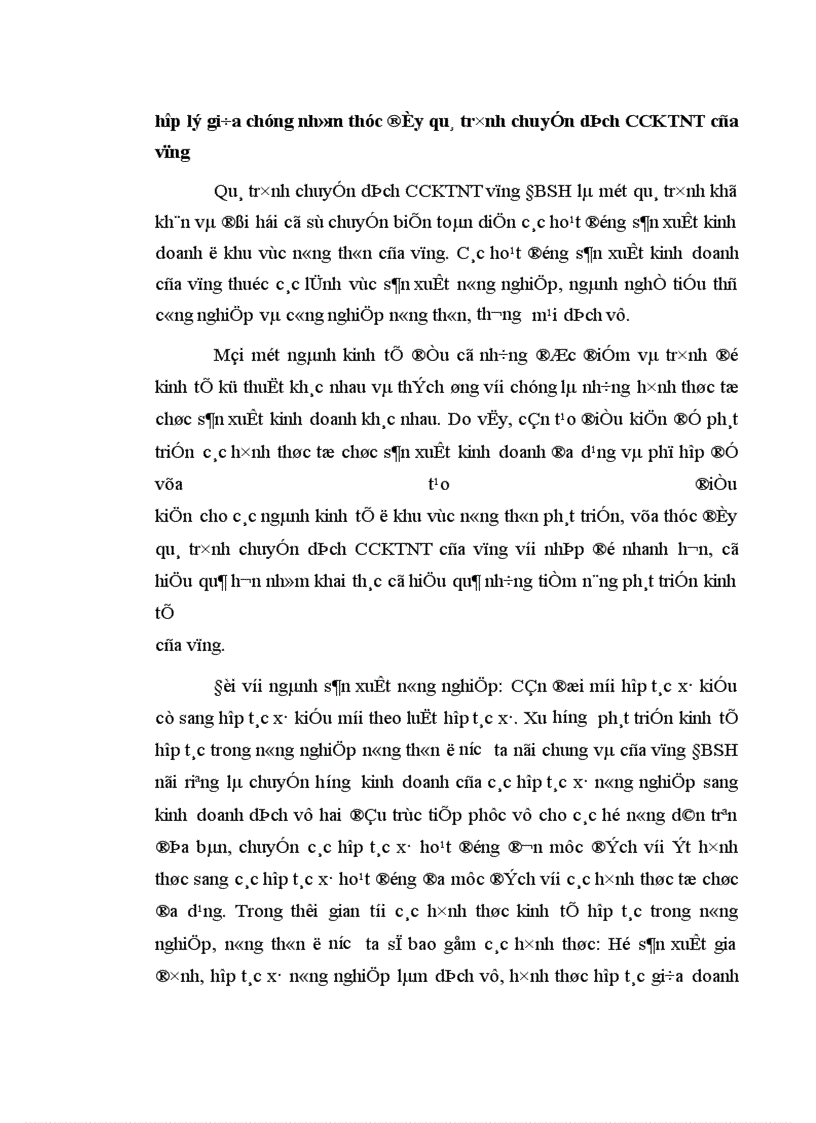 image for page Thực trạng và đặc điểm chuyển dịch cơ cấu kinh tế nông thôn vùng đồng bằng sông hồng